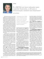 Gestão Financeira: EBITDA é um bom indicador? - 3ª Atualização da Tese - Jornal Gazeta Mercantil - 08/06/2006